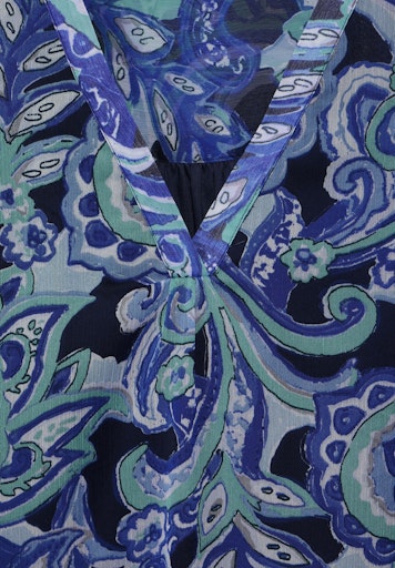 Blouses korte mouw blauw Street One