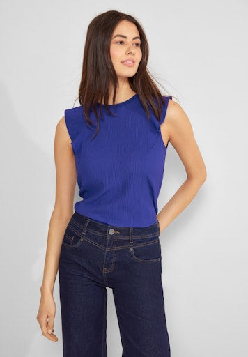 Tops blauw Street One