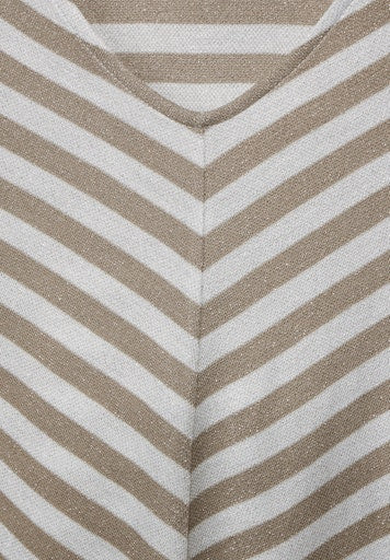 T-shirts korte mouw beige Street One