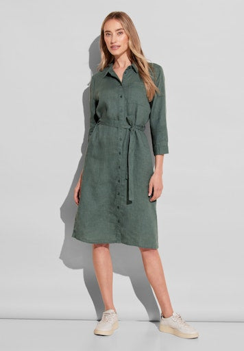 Jurken lange mouw groen Street One