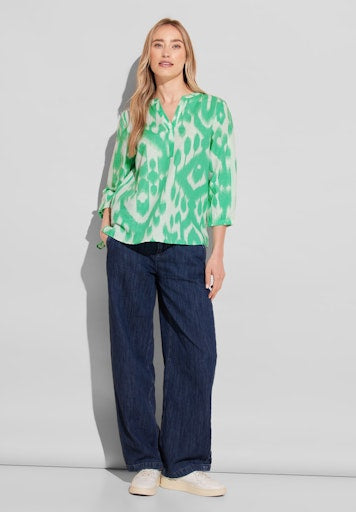 Blouses lange mouw groen Street One