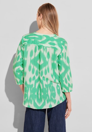 Blouses lange mouw groen Street One