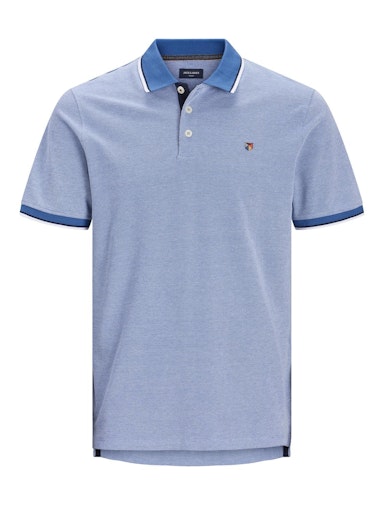 Polo's korte mouw blauw JACK & JONES PLUS