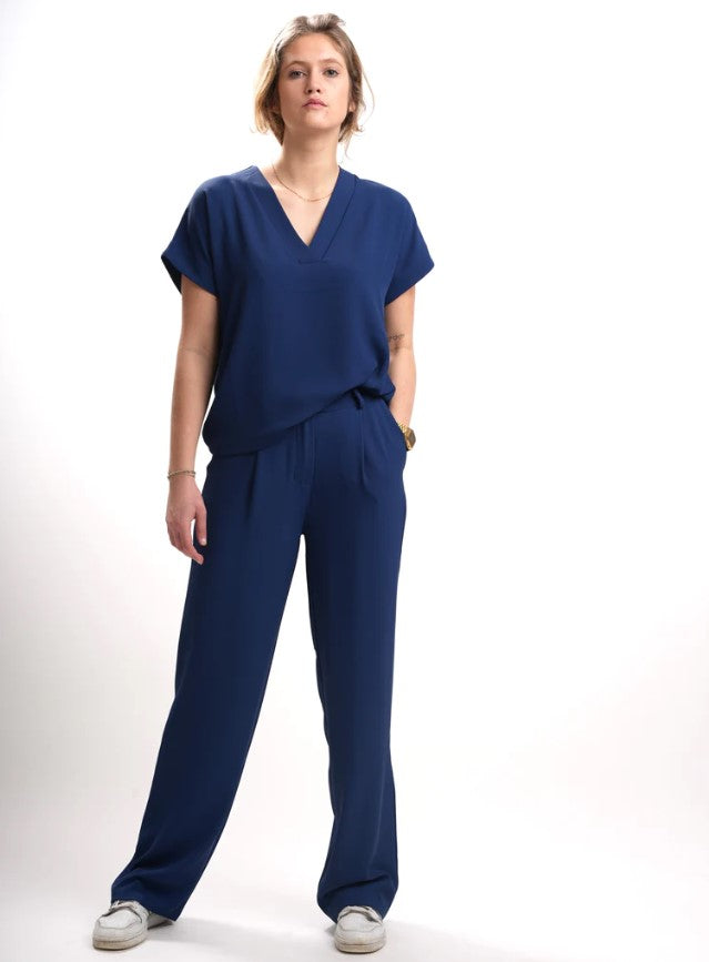 Broeken blauw BLACK ROSE