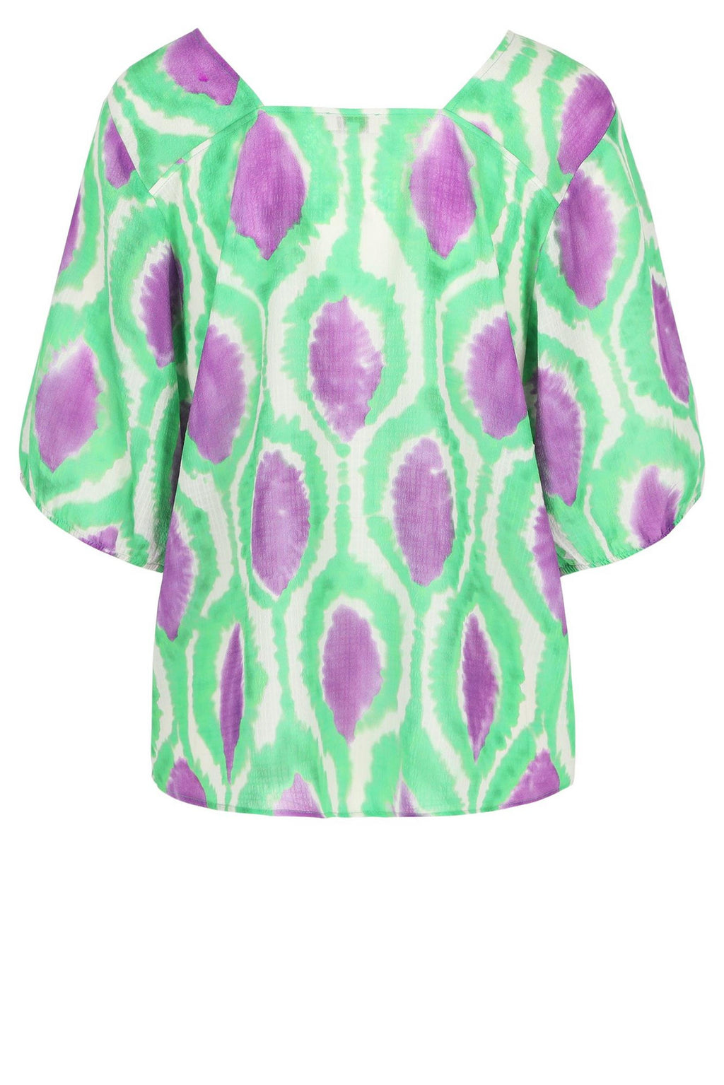 Blouses korte mouw blauw Améline