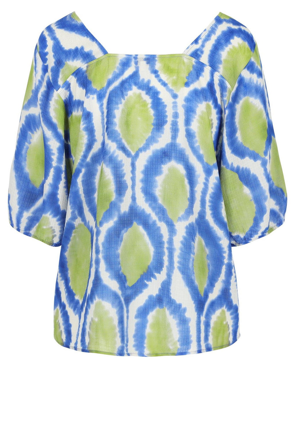 Blouses korte mouw blauw Améline