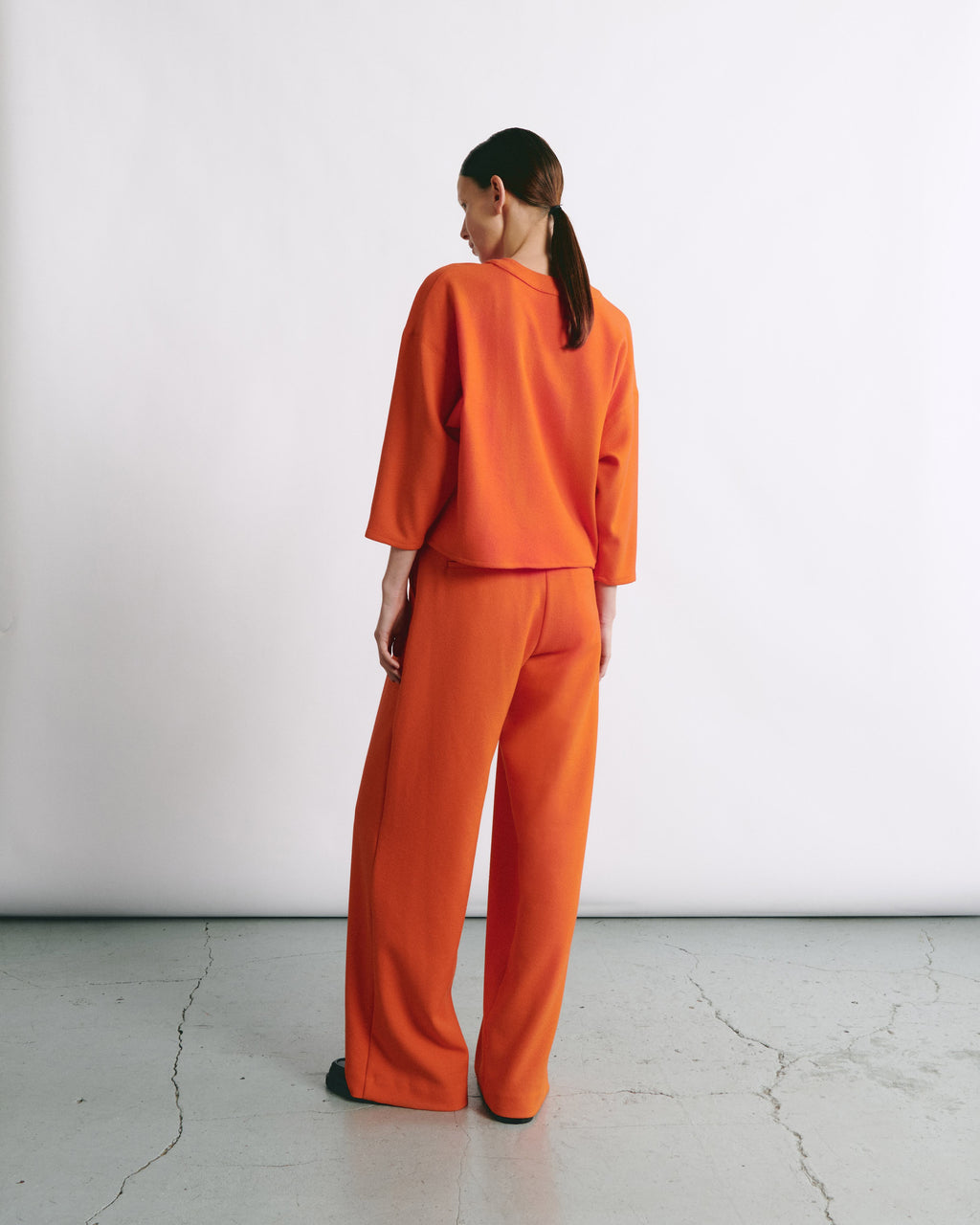 Blouses lange mouw oranje Julia June