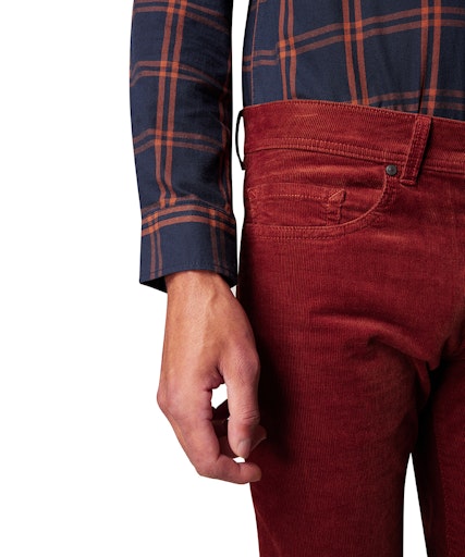 Broeken bruin Pierre Cardin