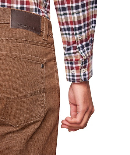 Broeken bruin Pierre Cardin