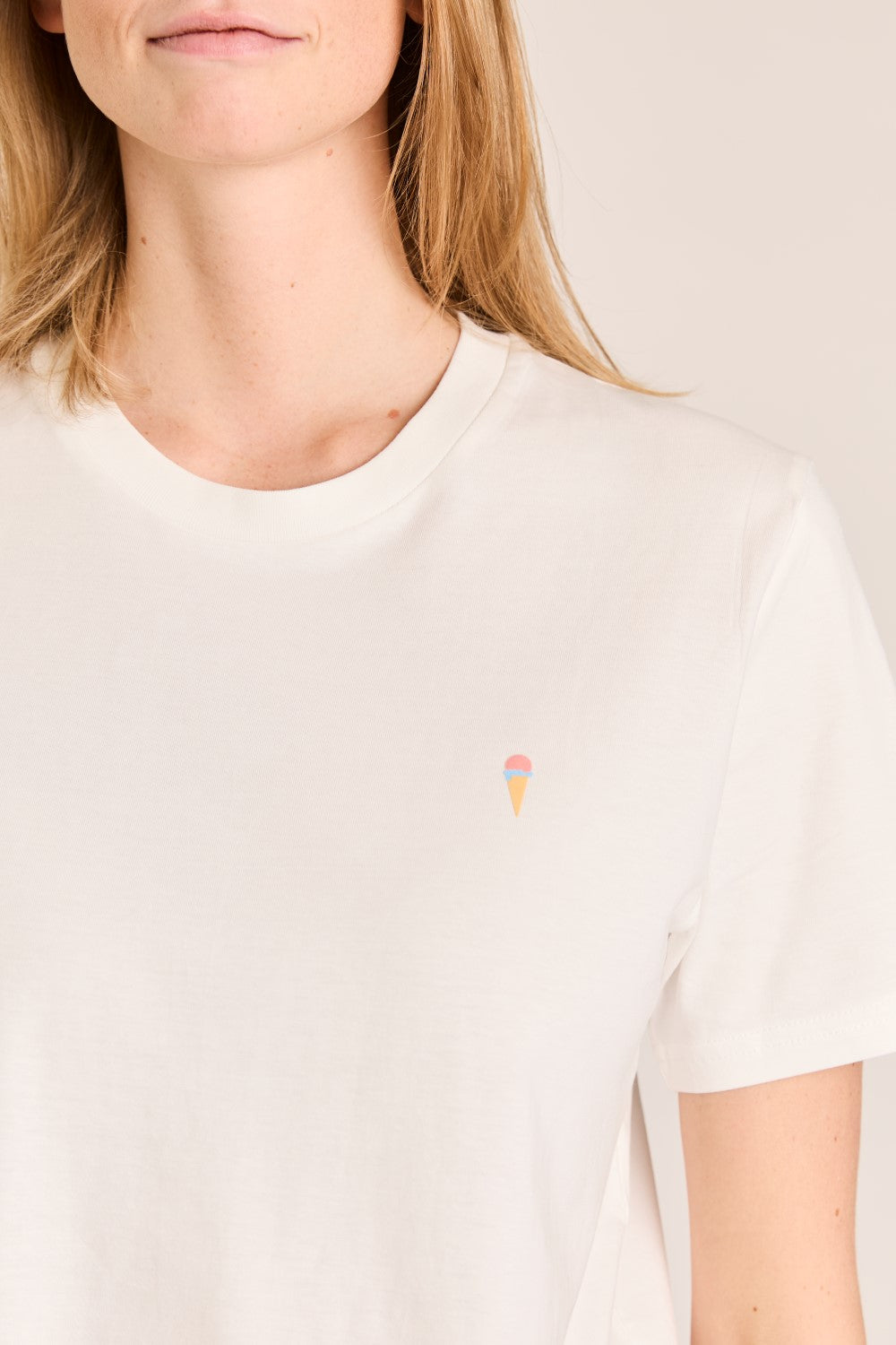 T-shirts korte mouw beige STRØM