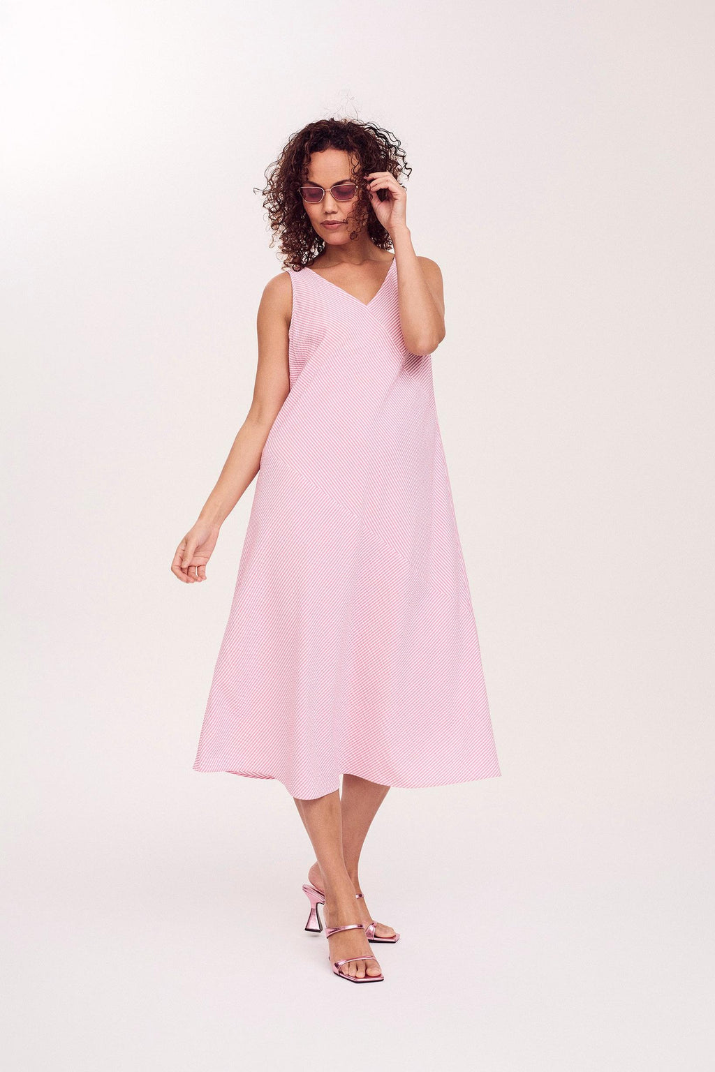 Jurken zonder mouw roze Mayerline