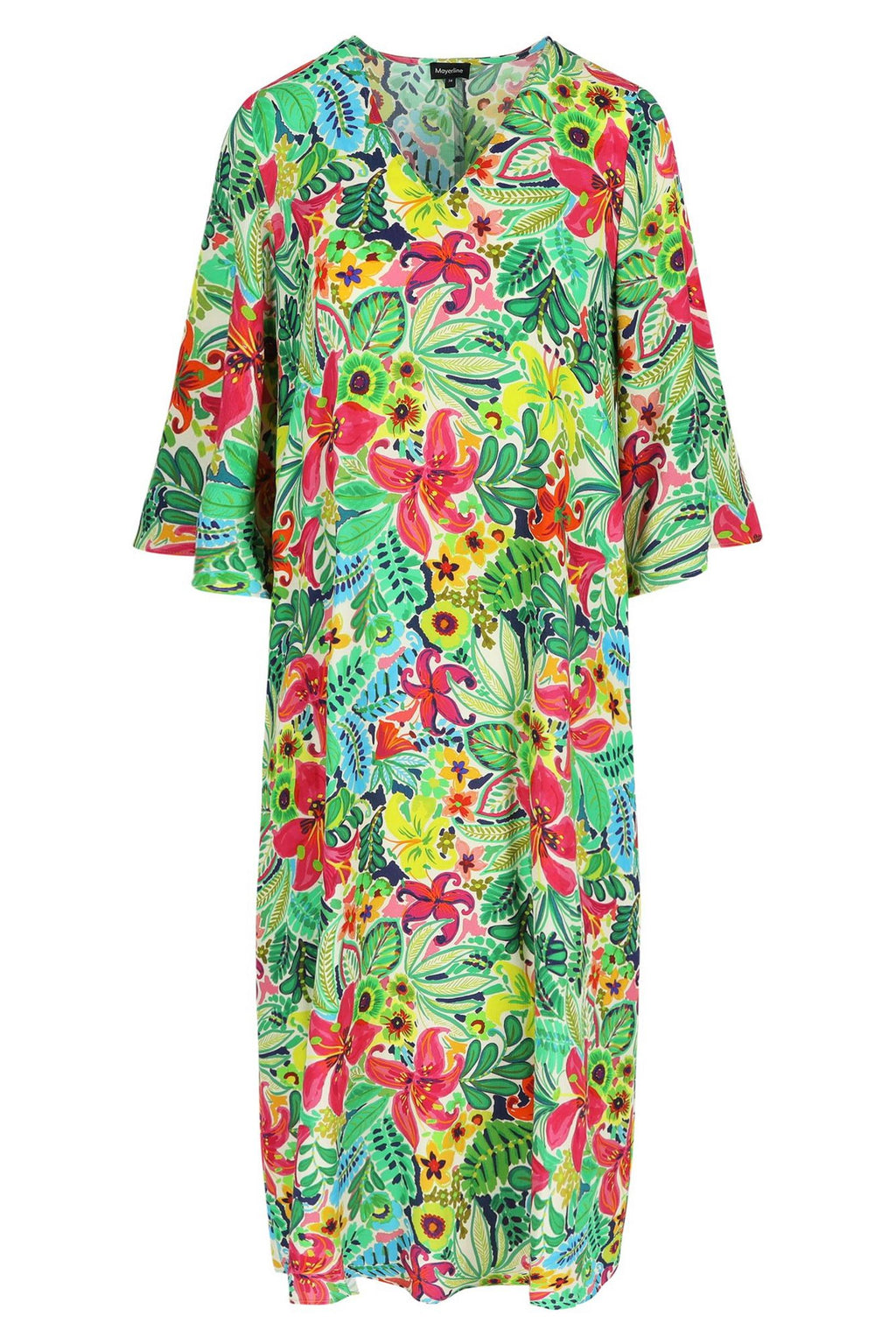 Jurken lange mouw multicolor Mayerline