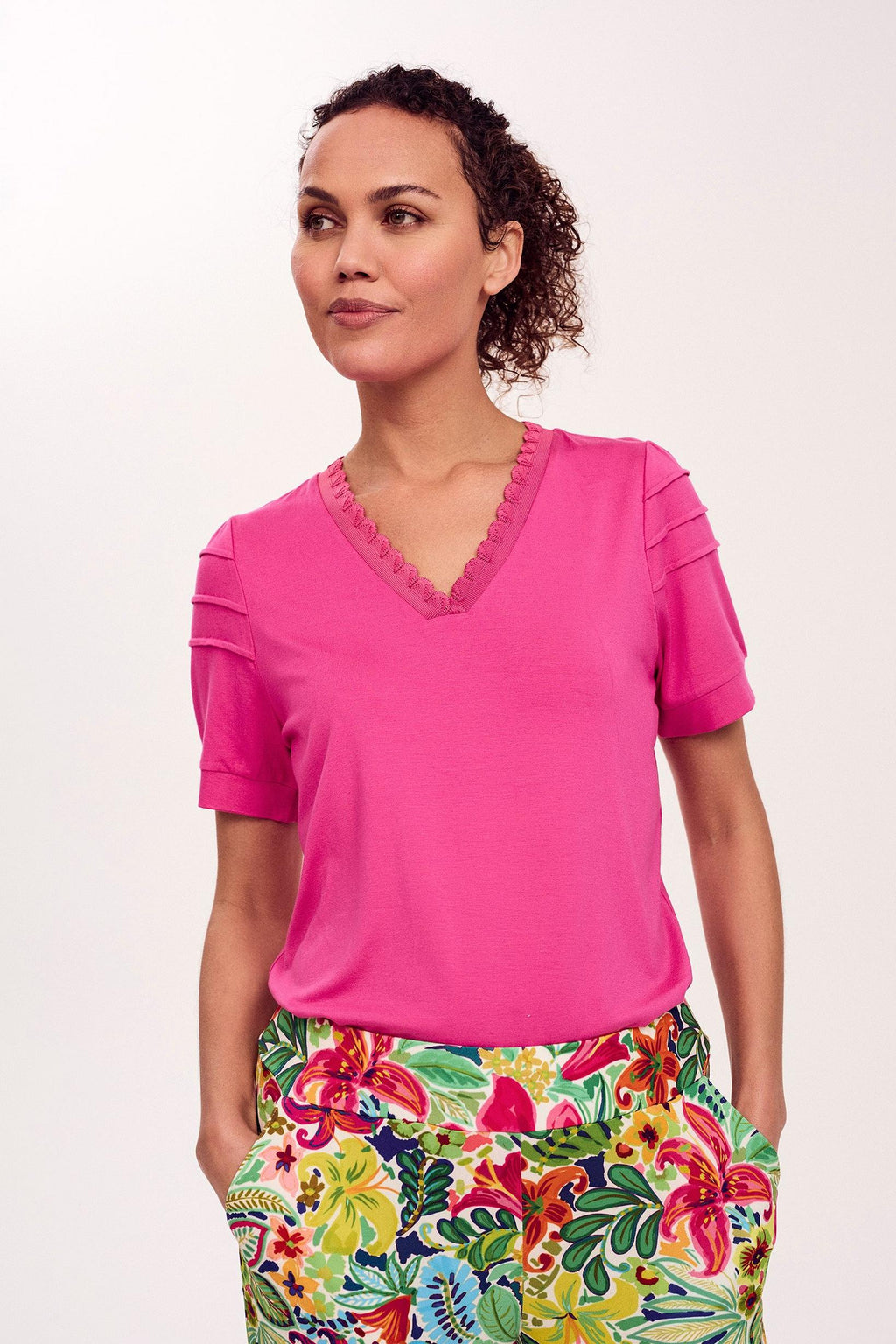 T-shirts korte mouw roze Mayerline