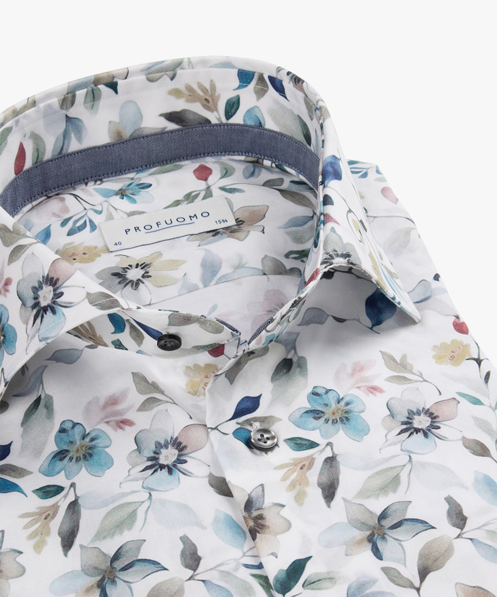 Hemden lange mouw multicolor Profuomo