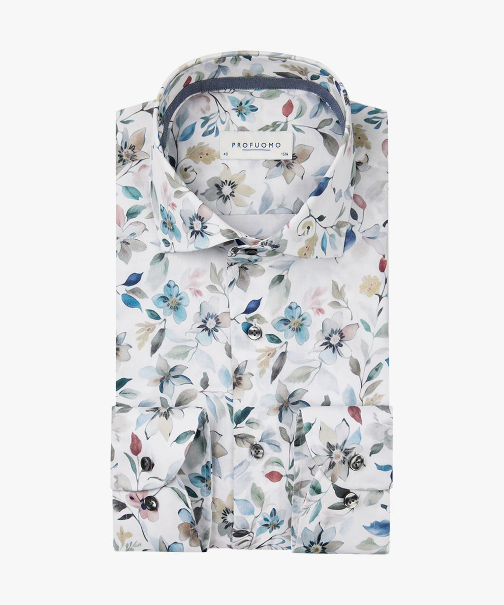 Hemden lange mouw multicolor Profuomo