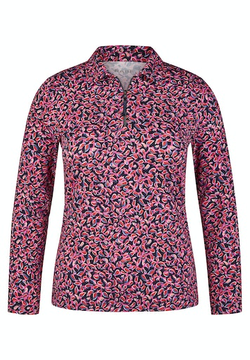 T-shirts lange mouw navy Rabe