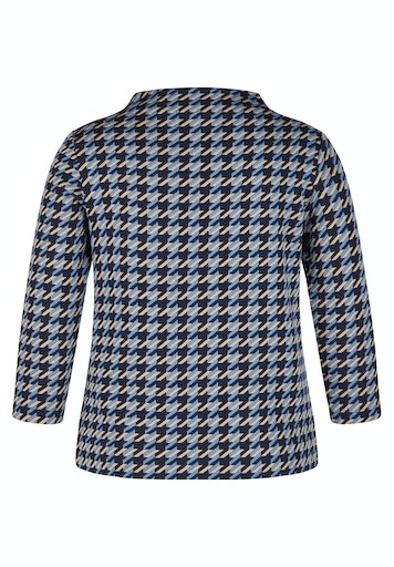 T-shirts lange mouw navy Rabe