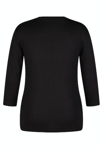 T-shirts lange mouw zwart Rabe