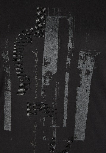 T-shirts lange mouw zwart Rabe