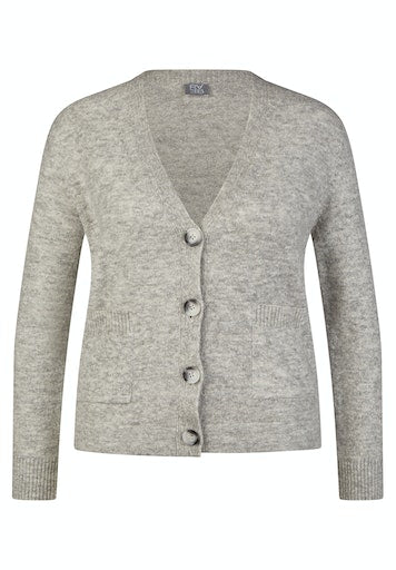 Cardigans grijs Rabe