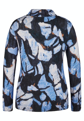 T-shirts lange mouw navy Rabe