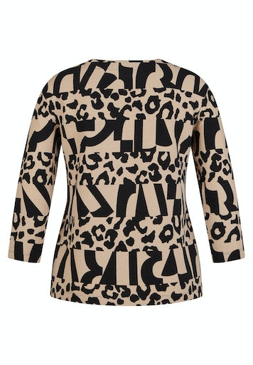 T-shirts lange mouw zwart Rabe