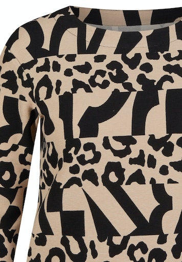 T-shirts lange mouw zwart Rabe