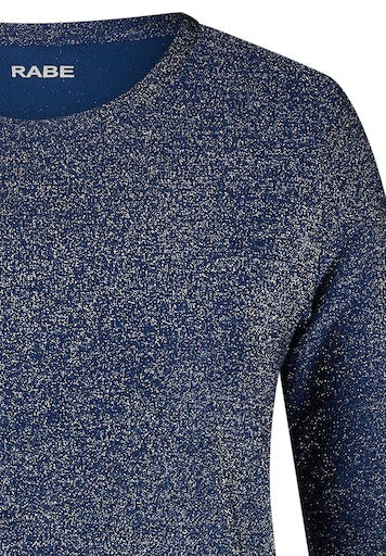 T-shirts lange mouw navy Rabe