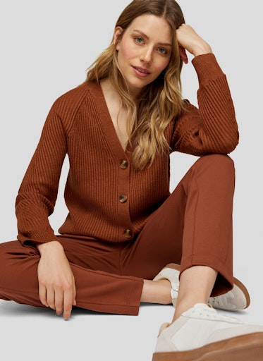 Cardigans bruin Rabe