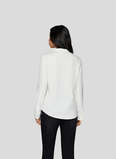 Blouses lange mouw beige Rabe