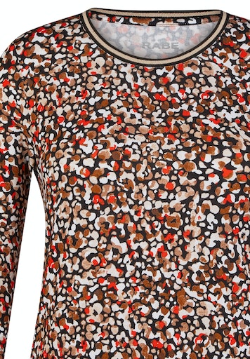 T-shirts lange mouw zwart Rabe