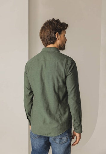 Hemden lange mouw groen State of Art