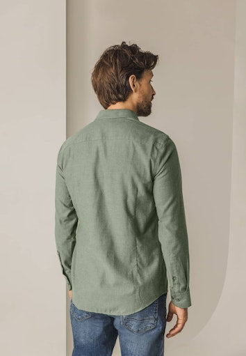Hemden lange mouw groen State of Art