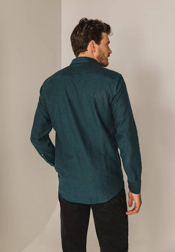 Hemden lange mouw blauw State of Art