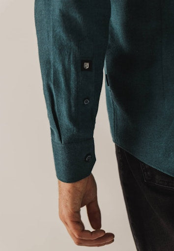 Hemden lange mouw blauw State of Art