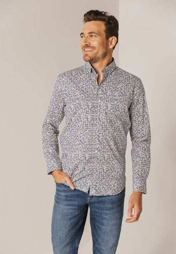 Hemden lange mouw multicolor State of Art