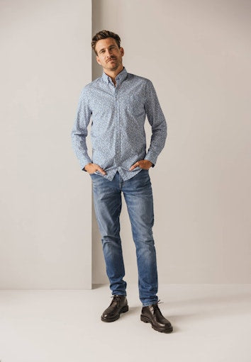 Hemden lange mouw multicolor State of Art