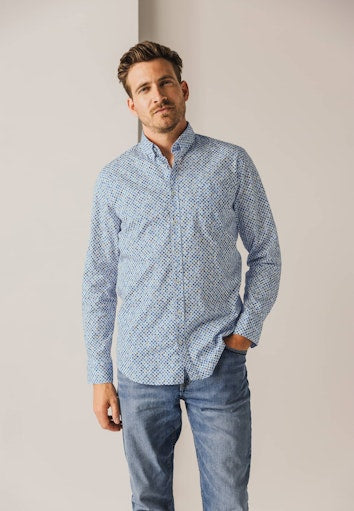 Hemden lange mouw multicolor State of Art