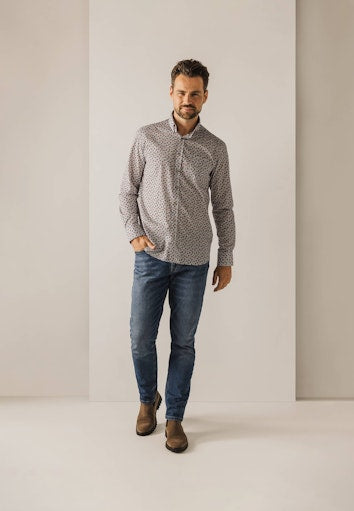 Hemden lange mouw wit State of Art