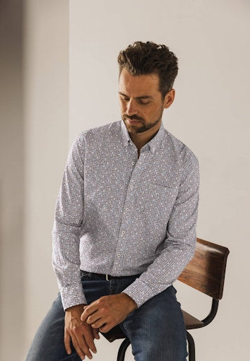 Hemden lange mouw multicolor State of Art