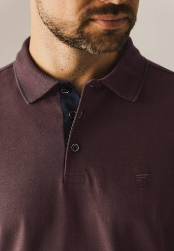 Polo's lange mouw rood State of Art