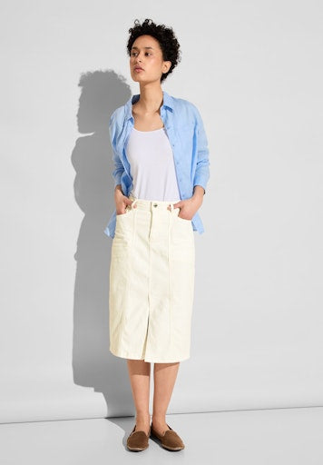 Rokken beige Street One