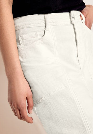 Rokken beige Street One