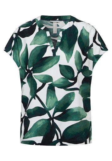 Blouses korte mouw groen Street One