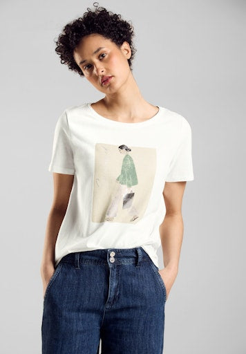 T-shirts korte mouw wit Street One