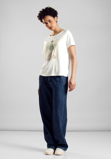 T-shirts korte mouw wit Street One