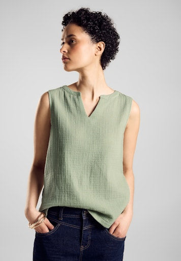 Tops groen Street One