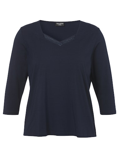 T-shirts lange mouw blauw Via Appia Due
