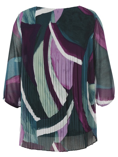 Blouses lange mouw groen Via Appia Due