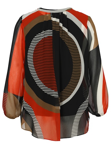 Blouses lange mouw zwart Via Appia Due